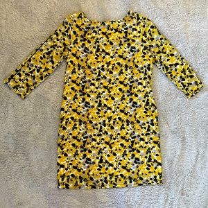 H&M — Midi Patterned Dress — Quarter Length Sleeve